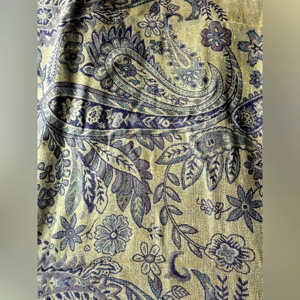 NWOT Pashmina Inspired Multi-Color Fringe Scarf